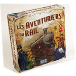 aventuriers du rail, Par Alan R. Moon , illustré par Julien Delval, Édité par Days of Wonder , distribué par Asmodée.