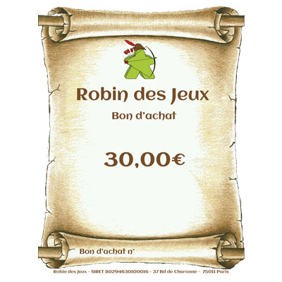 Robin des Jeux Bon d'achat 30€