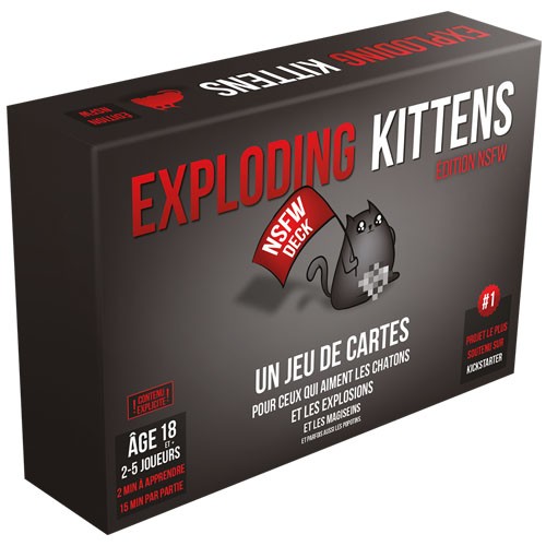 Acheter Exploding Kittens NSFW à Paris chez Robin des Jeux