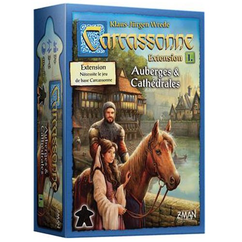 Acheter Carcassonne auberge et cathedrale à Paris chez Robin des Jeux