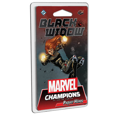 Marvel Champion Black widow à Paris chez Robin des Jeux