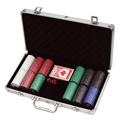 Malette de Poker Aluminium Vide Capacité 300 jetons
